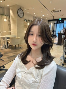 メゾン アネックス(Maison Annex) 心斎橋/韓国へア/レイヤーカット/ブリーチなしダブルカラー