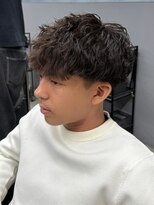 エルマーク 京都駅前(L-MARK)&nbsp;ツイストスパイラルパーマ/メンズ/眉毛/短髪/サーフカール