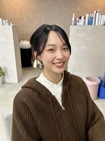 ヌーク(nook.) 着物ヘア/大人ガーリー/ダークアッシュ/似合わせカット/佐賀駅