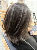 コントラストハイライトのレイヤーボブ