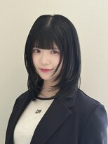 ラ ミューズ ヘアー(La mju：z hair)&nbsp;伸ばしながら可愛く！ミディアムレイヤーカット