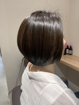 アトレ 福岡大名店(attrait)&nbsp;まとまりショートボブスタイル