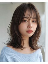 ニア 栄(nia)&nbsp;大人ゆるふわミディアム　髪質改善　ミディアムヘア