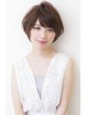 大人可愛いナチュラルショート
