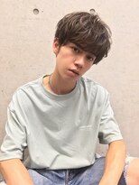 モテ髪ツーブロック ナチュラルクラウドフェザーマッシュ