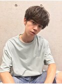 モテ髪ツーブロック ナチュラルクラウドフェザーマッシュ