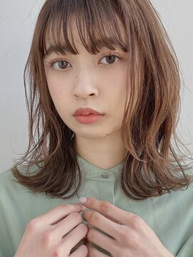 ガーデントウキョウ(GARDEN Tokyo) 【GARDEN 田中麻由】大人かわいい外ハネ束感前髪ココアブラウン