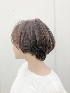 ルーファス 恵比寿 渋谷(Ruufus) 40代大人女性ピンクブラウンショート【Ruufus恵比寿渋谷】3151a