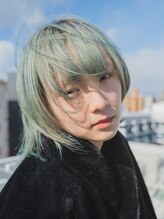 カイコヘアーアンドアートスタジオ(kaiko hair&art studio) mint Green wolf
