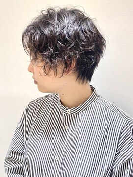 フォーク FOLK 【FOLK】リアルパーマ 小顔 厚めバング イメチェン ショート♪