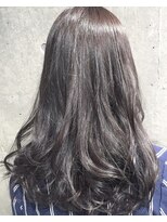 ロンドプロフィール 浦和(Lond profil)&nbsp;【Lond 中川】透け感グレーのふんわりロング