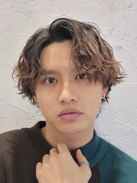 フィフス 原宿(fifth) ツイストスパイラルパーマツーブロック無造作韓国マッシュ