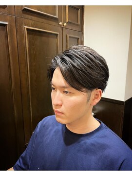 ヒロギンザバーバーショップ 神楽坂店(HIRO GINZA BARBER SHOP) ナチュラルセンターパート