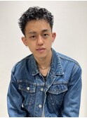 癖毛活かしおしゃれショートスクエアアップバング
