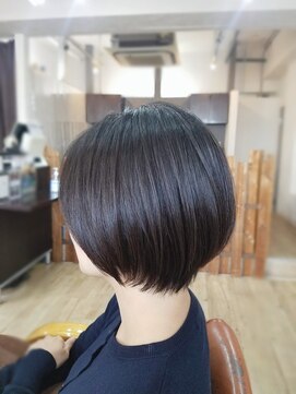 マカリィ 巣鴨店(hair&make Makalii) 【Makalii】ショートボブ/アッシュ/グレージュ/巣鴨/30代/40代
