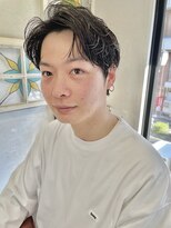 ヘアーアイスカルテット(HAIR ICI QUARTET) 30代40代メンズセンターパート清潔感ビジネス好感度モテ髪