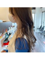 フォルテ 草薙店&nbsp;イヤリングカラー　ホワイトベージュ