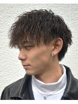 フリーク バーバーショップ 都島店(FREAK BARBER SHOP) ソフトツイスト ツーブロックマッシュ ツイストスパイラル