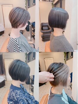 ヘアーアンドアイラッシュラック (Hair＆Eyelash Luck)の写真/ショートからボブまで、幅広いスタイルをご提案！上品で大人可愛いスタイルが大人気★