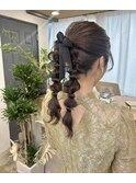 kana ヘアセット 結婚式
