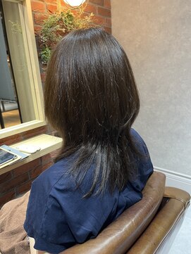 グッディ 岡山野田店(GOOD-DAY) 白髪もしっかり染まる明るめ艶カラー