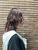 ヴァージ(Verge)&nbsp;レイヤーカット/ウェーブパーマ/前髪/こなれミディ[代官山駅]