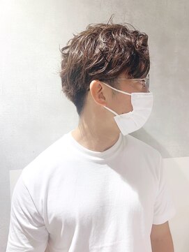 アイディール 本町本店(:ideal) くせ毛風パーマ×カラーのショートスタイル