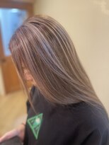 アールヘア(ar hair) グレージュ系めりはりハイライト