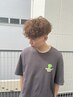 【メンズパーマ　】メンズカット　+　パーマ　￥11500