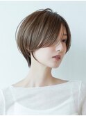 20代30代かわいい/顔まわりレイヤー/前髪/アンブレラカラー