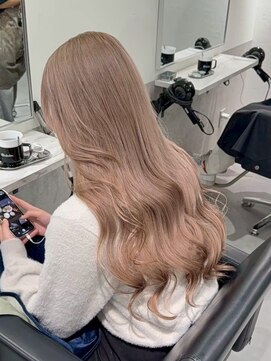 シエラ 南船場(CIERA.) ワイドバングイメチェンセミロング バレイヤージュ