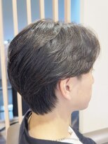 ハレ ヘアサロン(Hale hair salon)&nbsp;【Hale】フェザーパーマ#スパイキーショート/ブルーブラック原宿