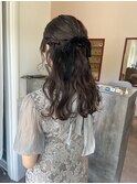 ハーフアップスタイル/ヘアアレンジ/金沢市美容院