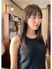 「オススメ」似合わせカット+高発色肌馴染みシアカラー+ 質感改善高級ケアTR