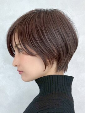 ソワネ 表参道(soigne) 表参道ショートボブ顔周りレイヤーカットアッシュベージュ40代