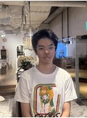 刈り上げツーブロなしスパイキーショート