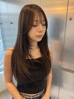 ヌイ 横浜(nui)&nbsp;暗髪レイヤーグレージュ