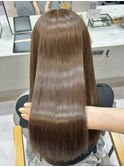 韓国風レイヤーカット髪質改善ダブルカラーハッシュカット
