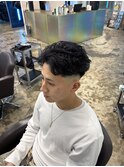 【MEN’S HAIR/サーフカール/刈り上げセンターパート/千葉】
