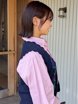 リッチオ(Riccio) 暖色艶カラー　縛れるボブ