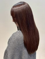 オレンジペコ(orange peco)&nbsp;ナチュラルブラウン 髪質改善トリートメント 顔周りレイヤー