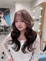 ボタン 熊本(VOTAN)&nbsp;水光カラー/レイヤーカット/髪質改善/中明度/韓国ヨシンモリ