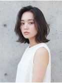 ボブ/顔周り/レイヤーカット/切りっぱなし/ハッシュカット