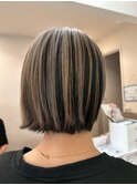 立体感ある大人ハイライト 全体