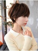 ショートヘア/分け目なし/イメチェン/30代40代50代/表参道