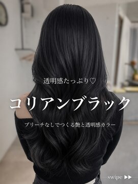 リアン 本厚木(LIAN) 透明感寒色カラー ブリーチダブルカラーコリアンブラック