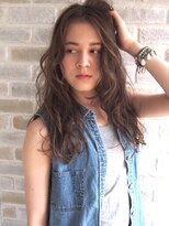 コス(kos) 【UEKI*nanuk】人気☆透け感ダークモカとルーズなくせ毛風