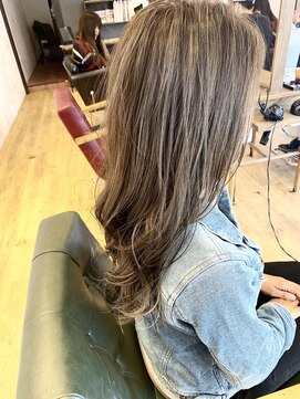 ヘアーサロン リアン 鴻巣店(hair salon Rien) モノトーンアッシュ☆ハイライト