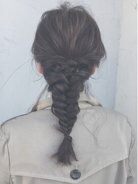 サンデー(SUNDAY) ルーズな編み下しスタイル