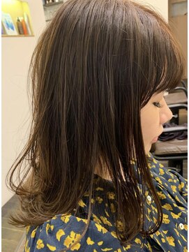 リコモ(Likkle More) ハイライトグレージュカラー担当中嶋【十条美容室LikkleMore】